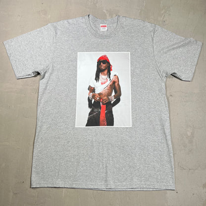 Supreme Playboi Carti Grey Tee Size Large USED x18239