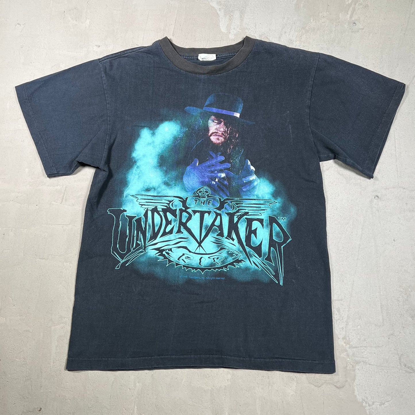 1998 Undertaker "Rest in Peace" Black Tee Size Small USED v190950