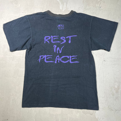 1998 Undertaker "Rest in Peace" Black Tee Size Small USED v190950