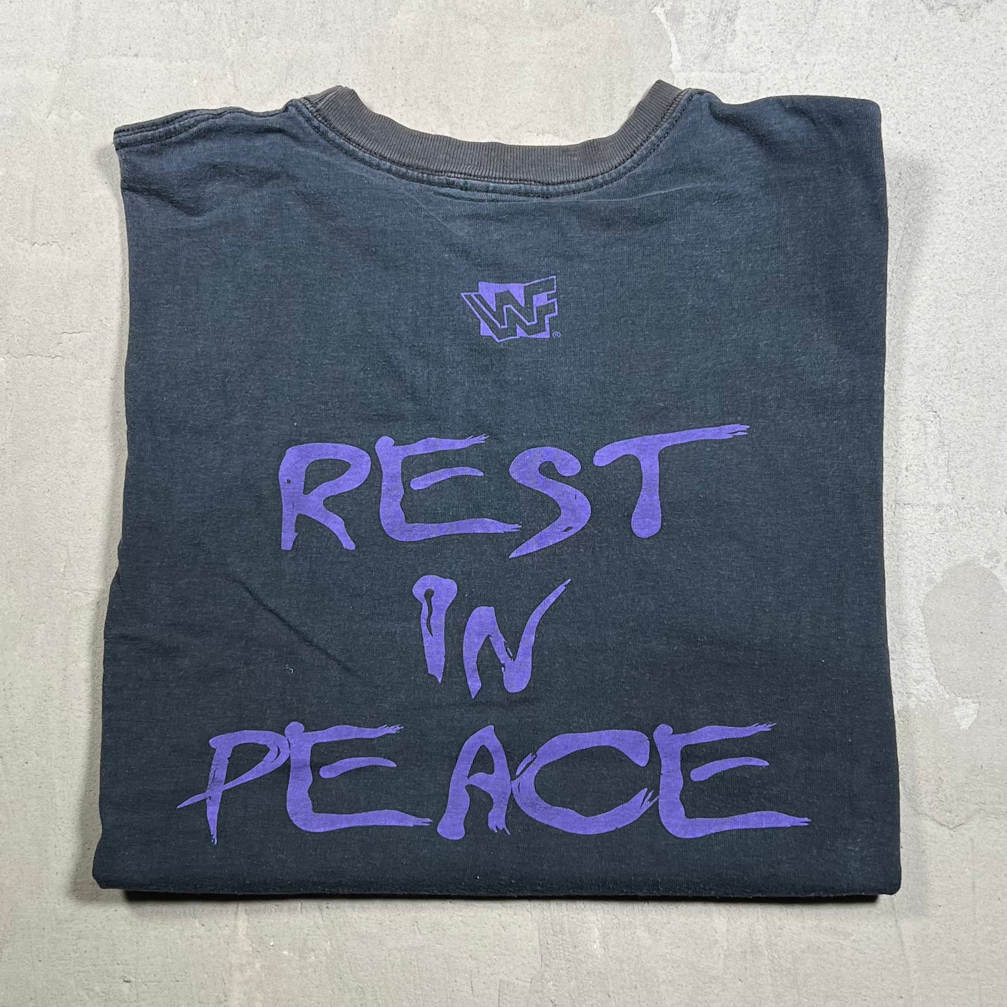 1998 Undertaker "Rest in Peace" Black Tee Size Small USED v190950