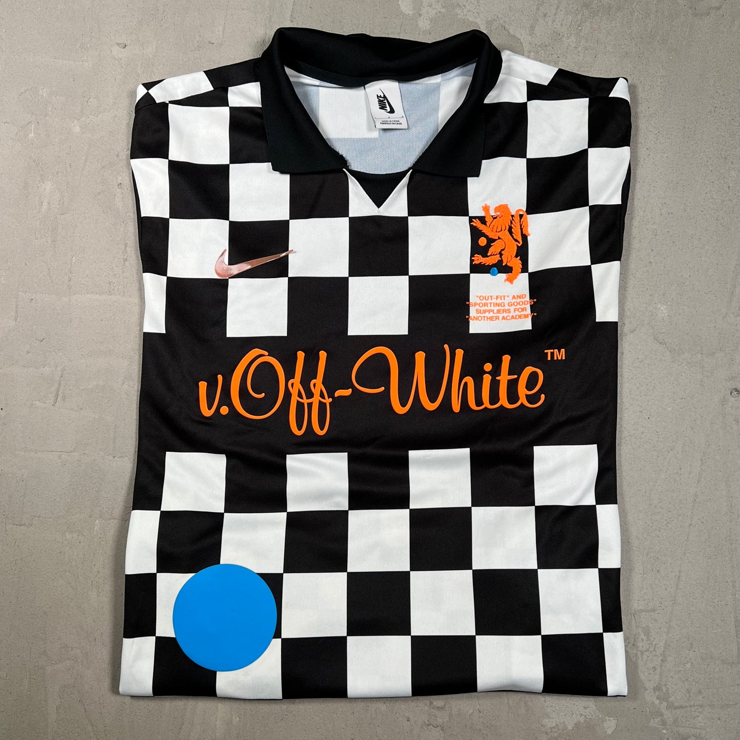 Nike Off White MMW Mercurial Longsleeve Jersey Size Large USED x18245