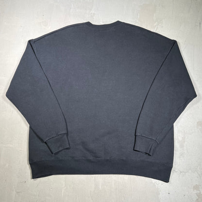 1990s New Jersey Devils Big Logo Crewneck Black Size XXL USED v19960