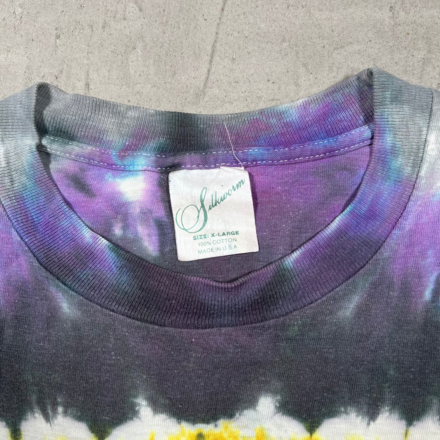 1991 Van Halen Tie Dye "Carnal Knowledge" Tee Size XL USED v19931