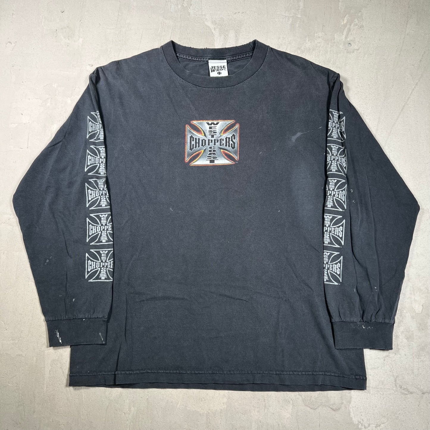1990s West Coast Choppers Black Longsleeve Size Large USED v19946