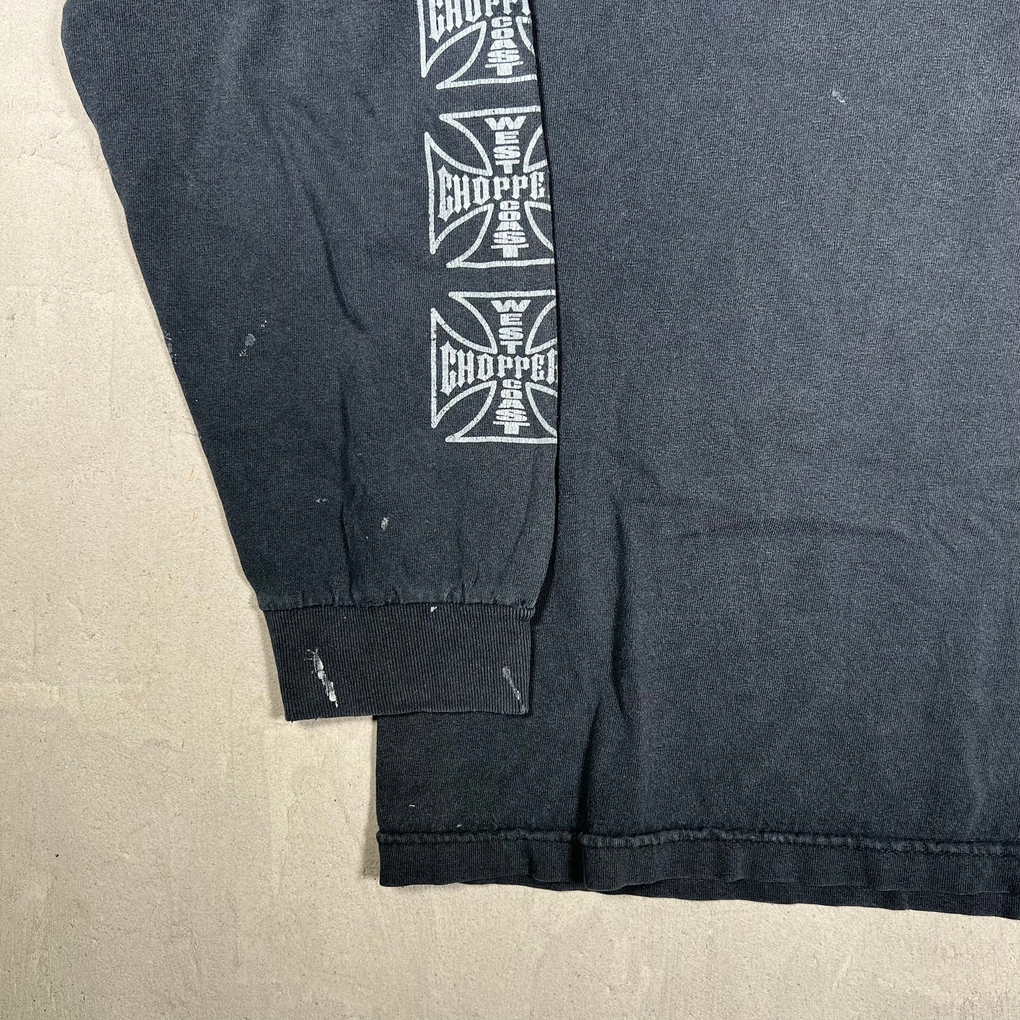 1990s West Coast Choppers Black Longsleeve Size Large USED v19946