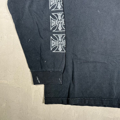 1990s West Coast Choppers Black Longsleeve Size Large USED v19946