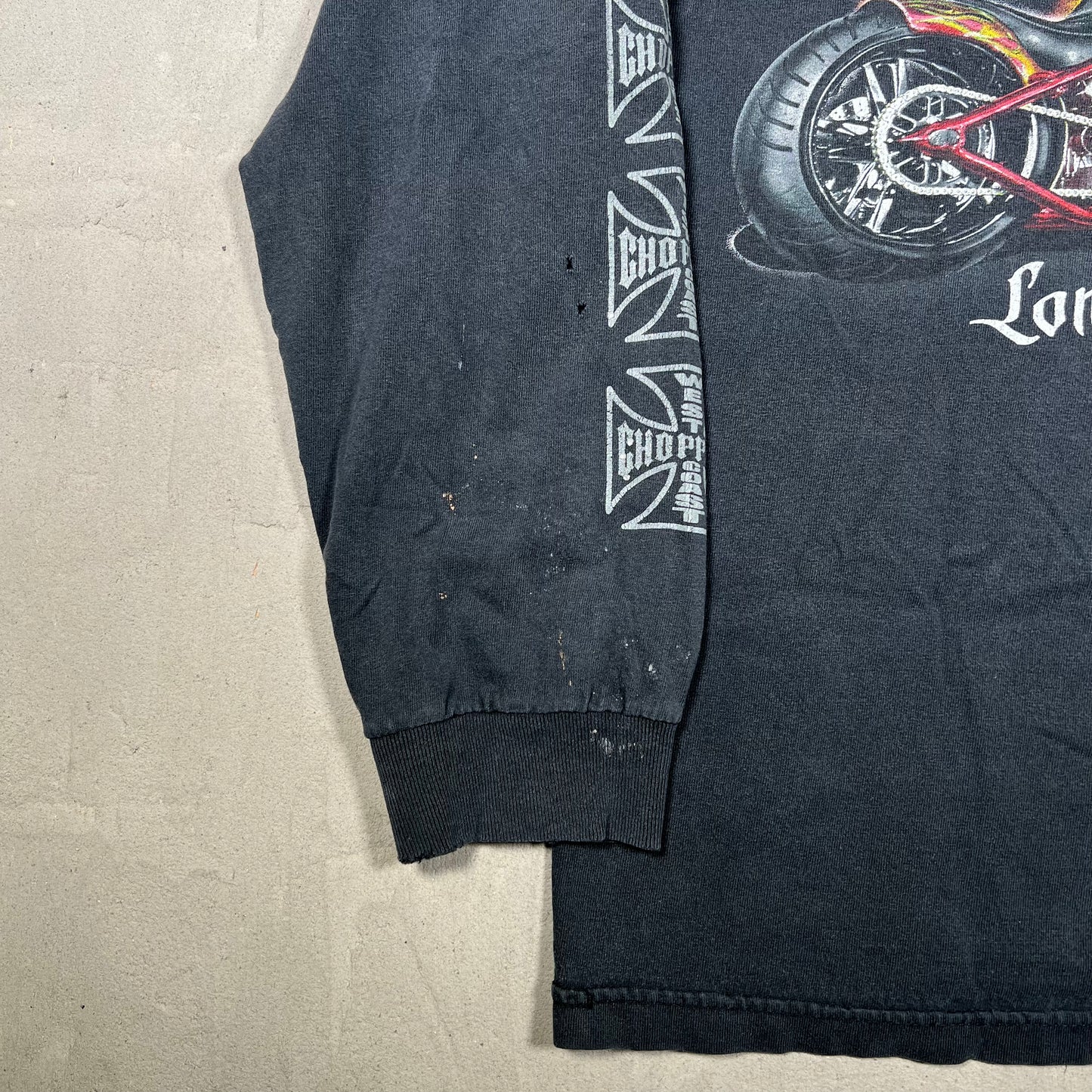 1990s West Coast Choppers Black Longsleeve Size Large USED v19946