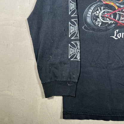 1990s West Coast Choppers Black Longsleeve Size Large USED v19946