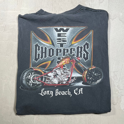 1990s West Coast Choppers Black Longsleeve Size Large USED v19946