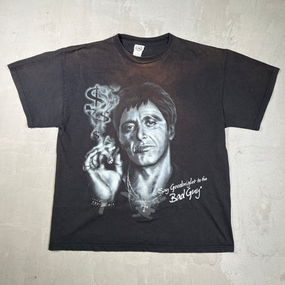 Y2K "Pro Pope" White Tee Size Large USED v19963