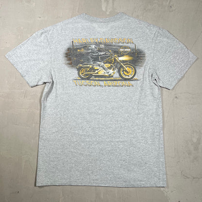 2011 Harley Davidson Grey Pocket Tee Size Medium USED v19952