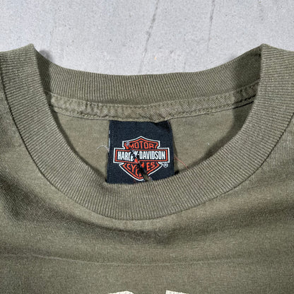 2015 Harley Davidson Olive Longsleeve Size Medium USED v19953