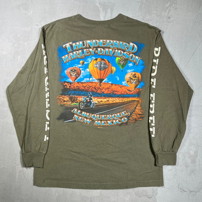 2015 Harley Davidson Olive Longsleeve Size Medium USED v19953
