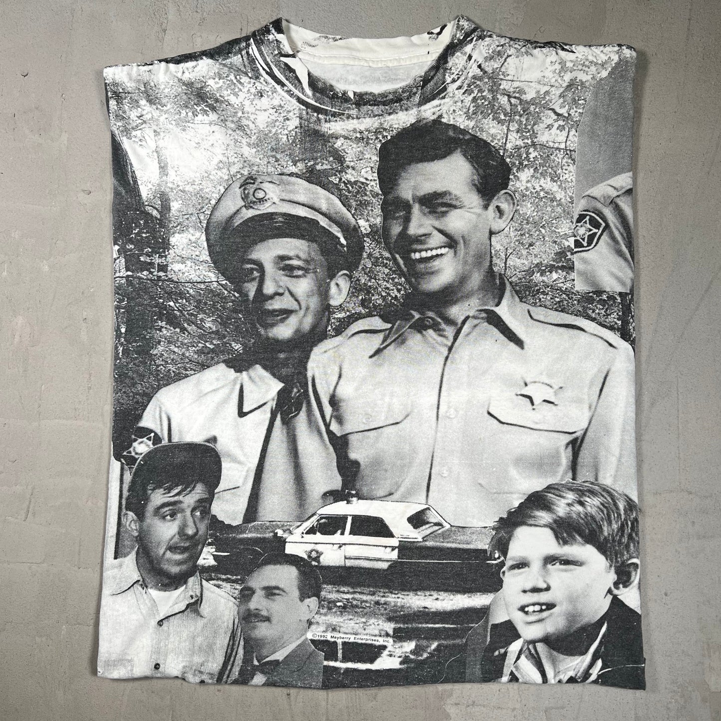 1992 Andy Griffith Show AOP Tee Size XL USED v19932