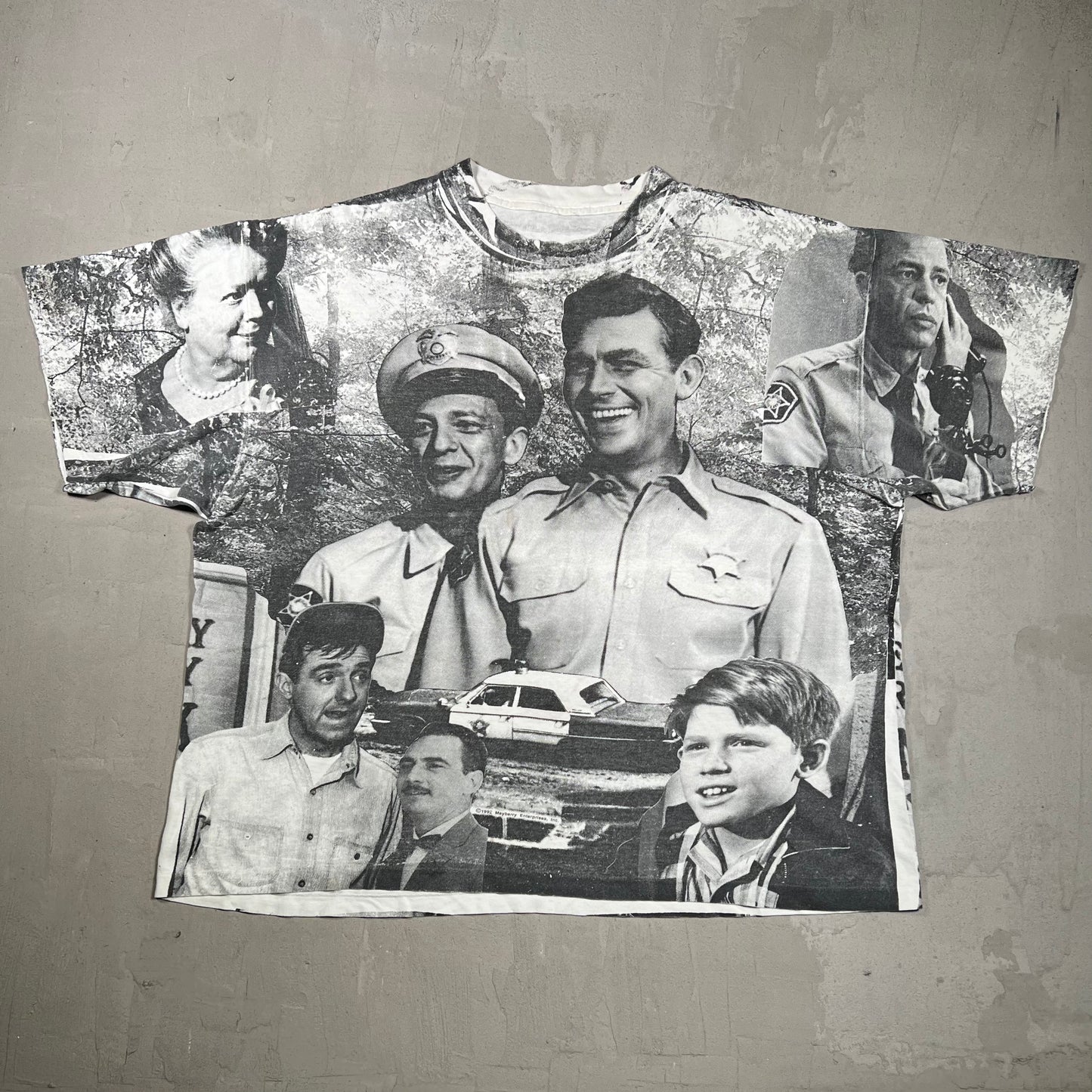 1992 Andy Griffith Show AOP Tee Size XL USED v19932