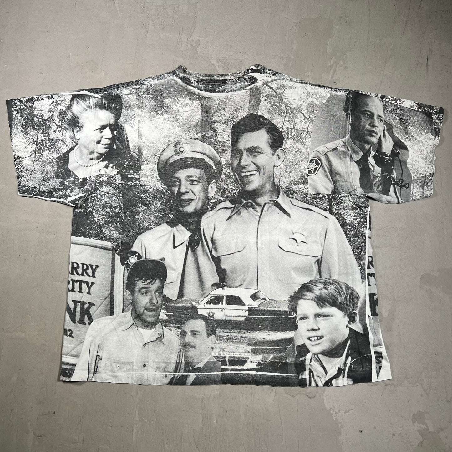 1992 Andy Griffith Show AOP Tee Size XL USED v19932