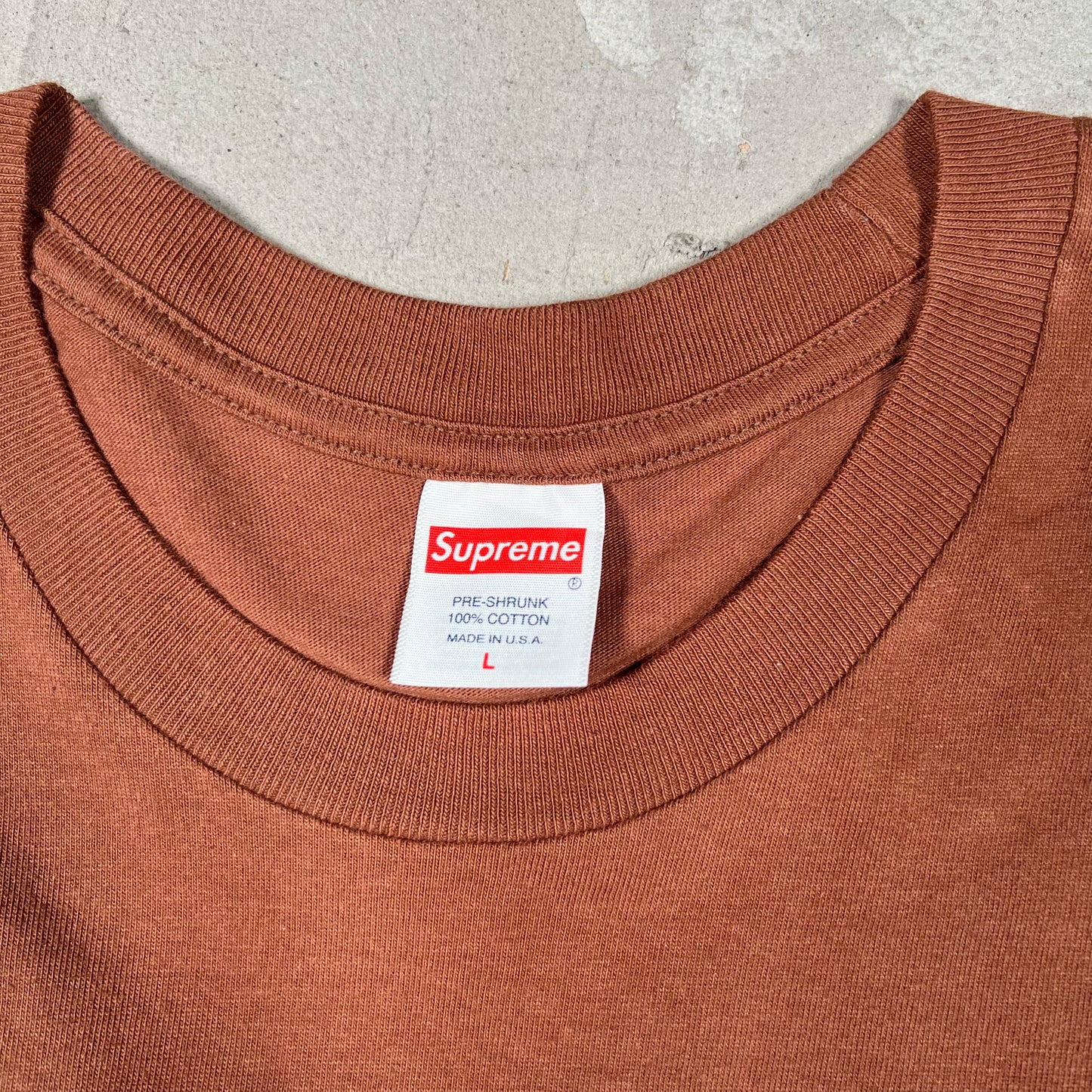 Supreme T Rex Brown Tee Size Large USED x18240