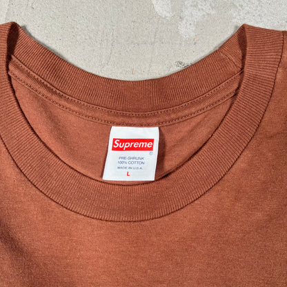 Supreme T Rex Brown Tee Size Large USED x18240