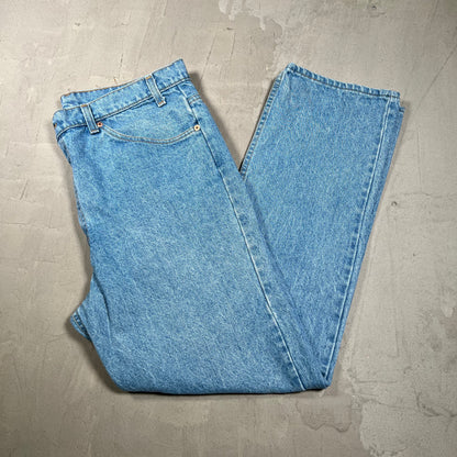 Levis Orange Tab Blue Denim Jeans size 38x30 USED v19977