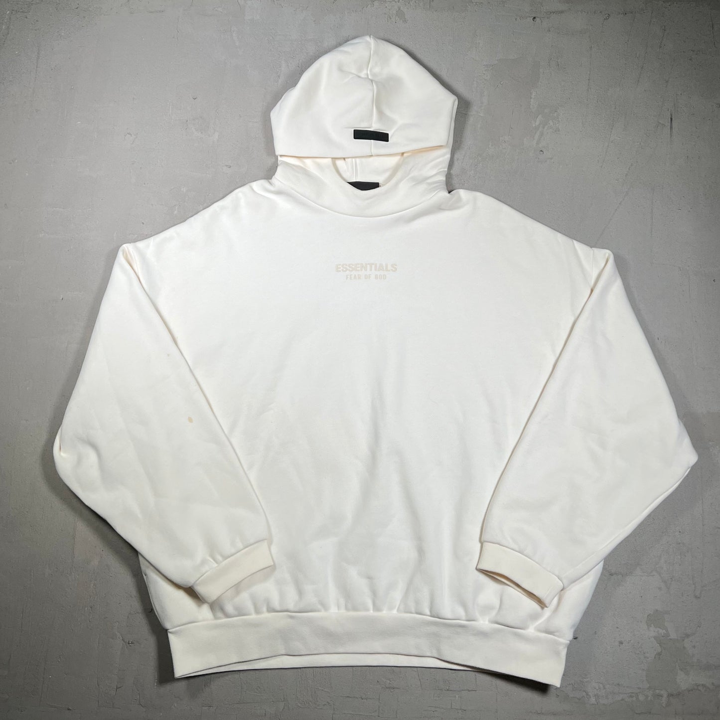 Fear of God FOG Essentials White Hoodie Size XL USED x18263
