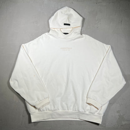 Fear of God FOG Essentials White Hoodie Size XL USED x18263