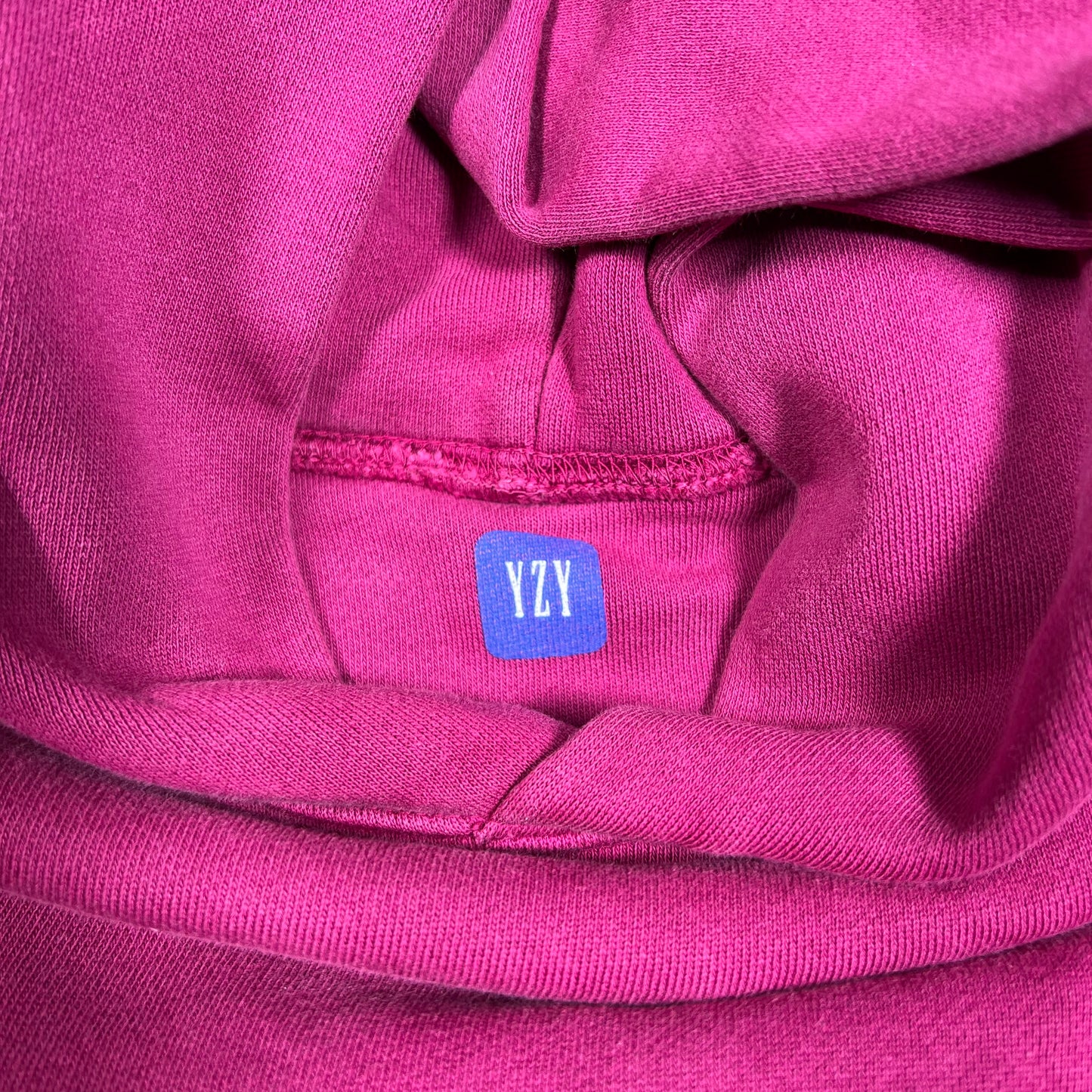 Yeezy Gap Double Layer Purple Hoodie Size Medium USED x18269