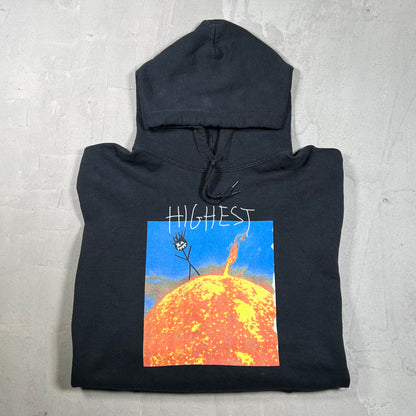 Travis Scott Highest In The Room Black Hoodie Size XL USED x18265