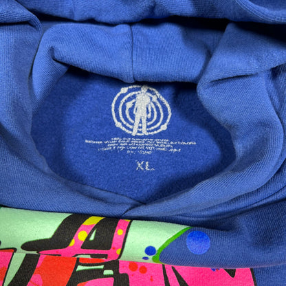 Kid Cudi A Kid Named Cudi Blue Hoodie Size XL USED x18264