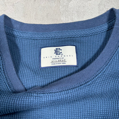 Eric Emanuel Blue Longsleeve Thermal Size XL USED x18266