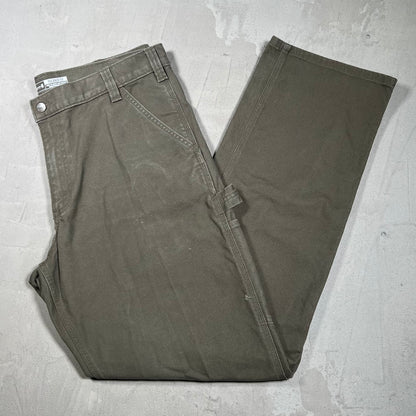 Carhartt Workwear Brown Pants Size 36x34 USED v19979