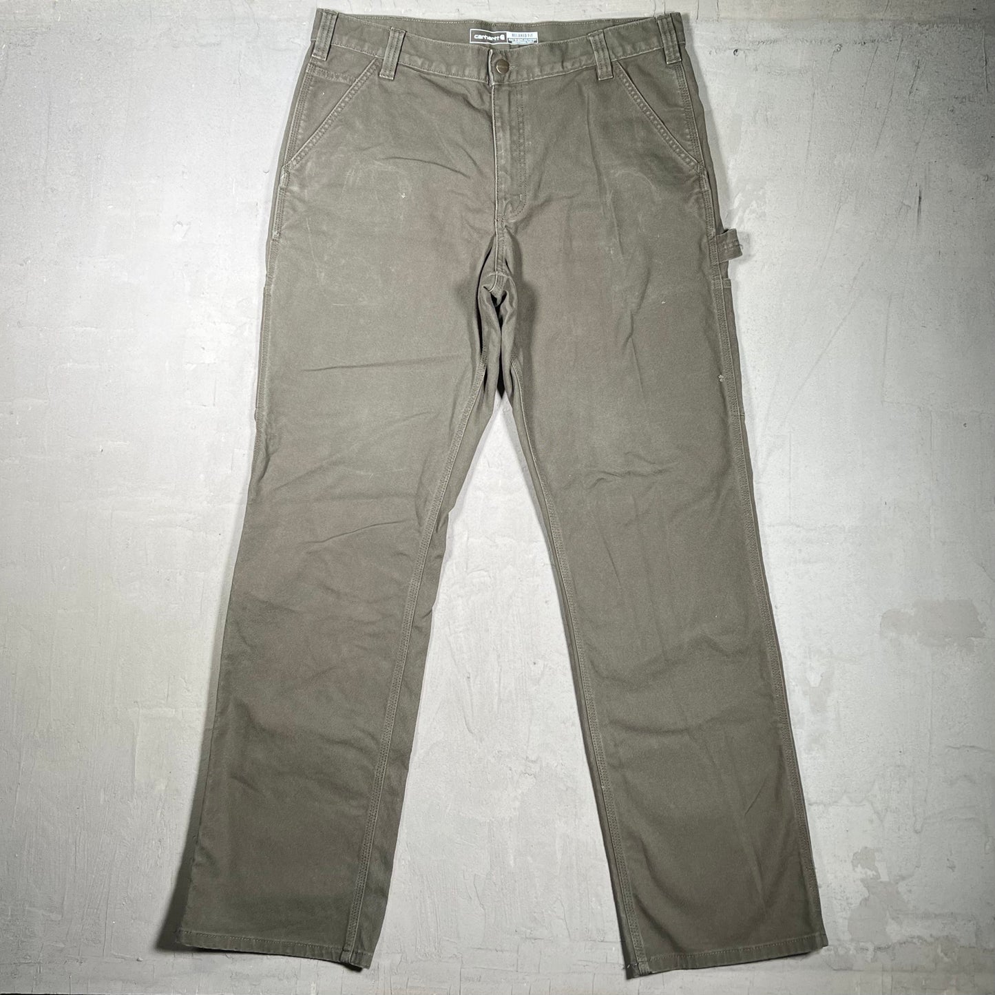 Carhartt Workwear Brown Pants Size 36x34 USED v19979