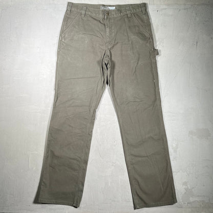 Carhartt Workwear Brown Pants Size 36x34 USED v19979