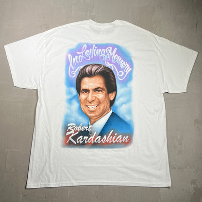 Kanye West "In Loving Memory of Donda West" Airbrush Tee White Size XXL USED x18621