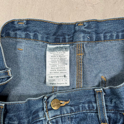 Y2K Carhartt Blue Carpenter Jeans Size 32 USED v19937