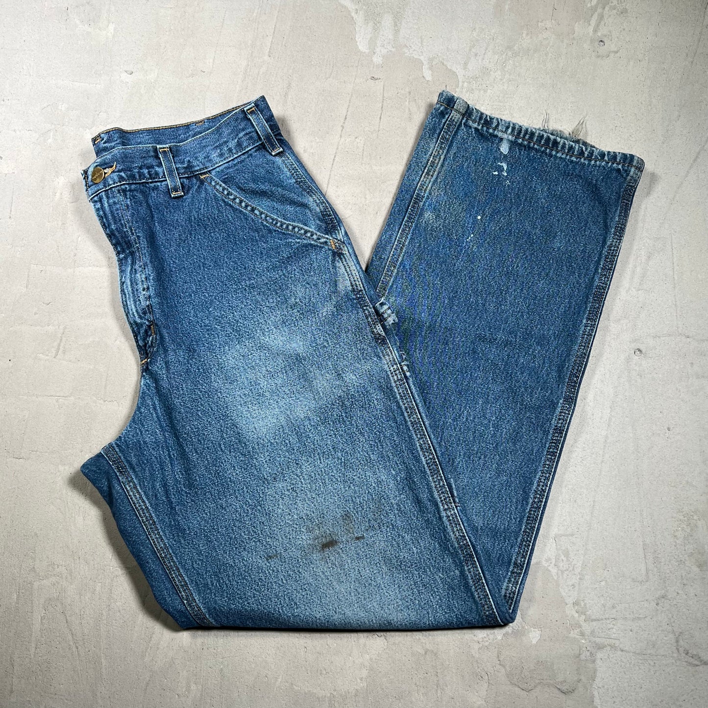 Y2K Carhartt Blue Carpenter Jeans Size 32 USED v19937