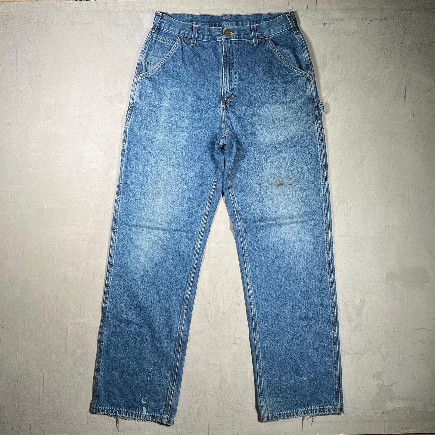 Y2K Carhartt Blue Carpenter Jeans Size 32 USED v19937