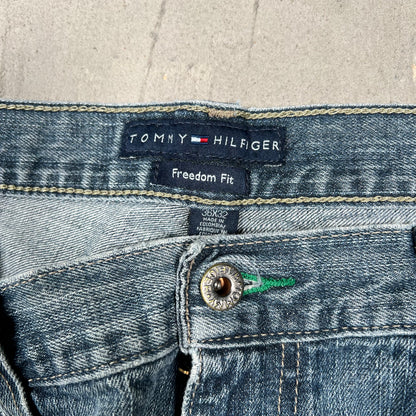 Y2K Tommy Hilfiger Blue Jeans Size 36 USED v19936