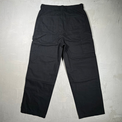 Basic Power Black Double Knee Pants Size 32 USED v19939