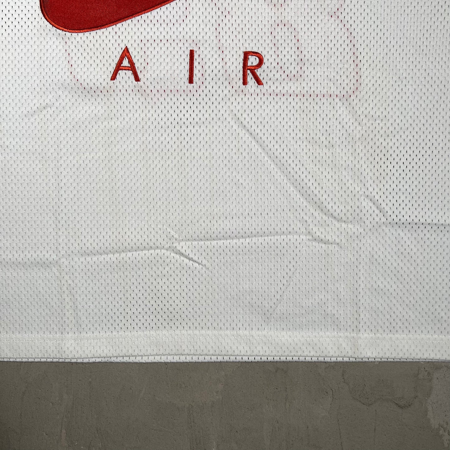 Jordan Bike Air Nigel Sylvester White Jersey Size XL