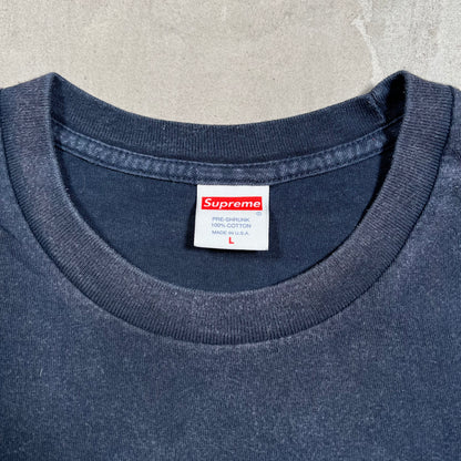 Supreme Bela Lugosi Tee Navy (2019) Size Large USED x18259