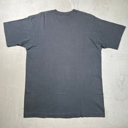 1993 Marvel Wolverine Split Face Black Tee Size Large USED v19969
