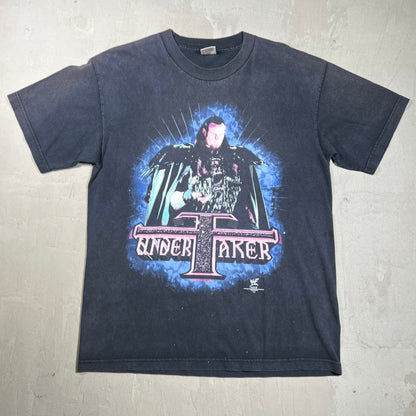 1999 Undertaker "Preacher of Darkness" Black Tee Size Large USED v19964