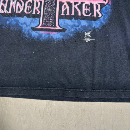 1999 Undertaker "Preacher of Darkness" Black Tee Size Large USED v19964