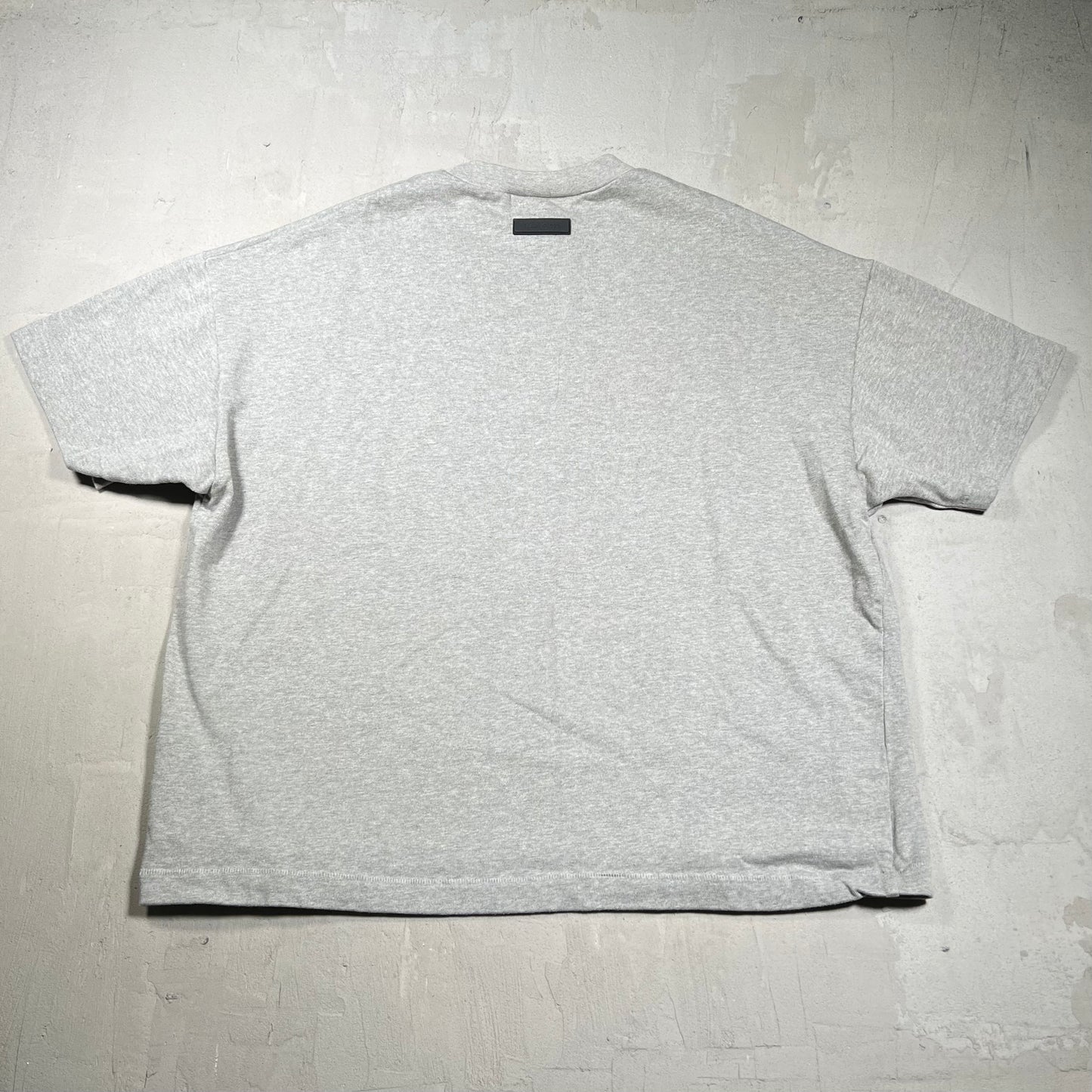 Essentials Fear of God FOG Grey Teal Logo Tee Size Medium USED x18257