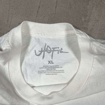 Travis Scott Kaws Utopia Tee White Size XL USED x18254