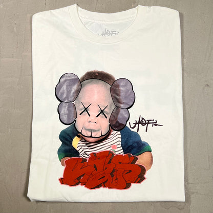 Travis Scott Kaws Utopia Tee White Size XL USED x18254