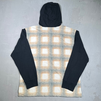 Supreme Shadow Plaid Hoodie (2017) Size Large USED x18255