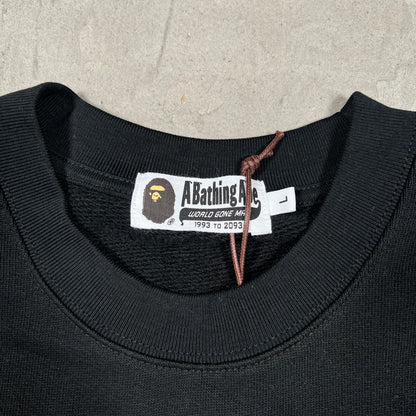 Bape Ape Head New Jersey Black Crewneck Size Medium NEW x18241