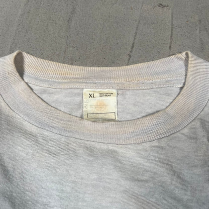 1990s I Get Paid To Do Wild Things Grey Tee Size XL USED v19846