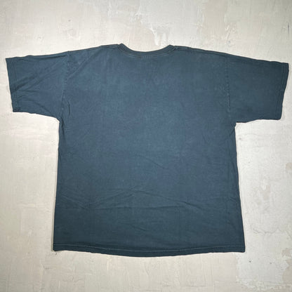 Y2K Bruce Lee Black Portrait Tee Size XL USED v19870